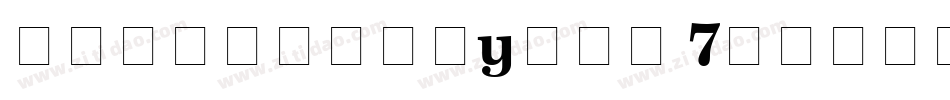 NewCenturySch 7字体转换